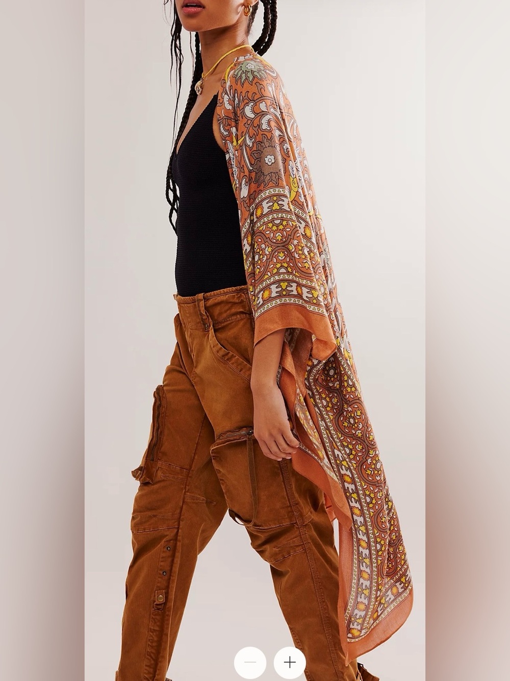 Magic Dance Border Print Duster